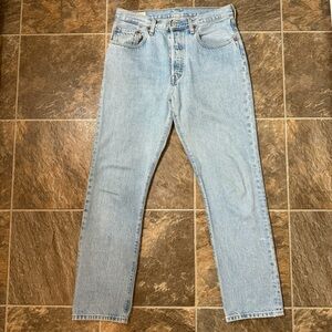 Levi's 501 Premium Original High Rise Button Fly Jeans Womens Size 30x30